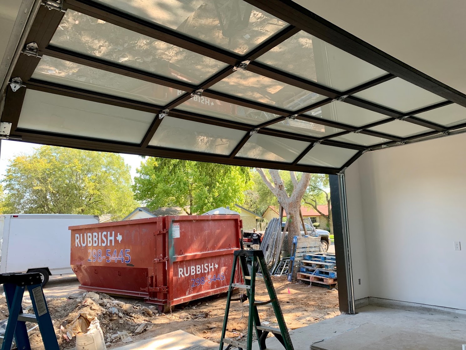 Repairing a garage door that came off its tracks